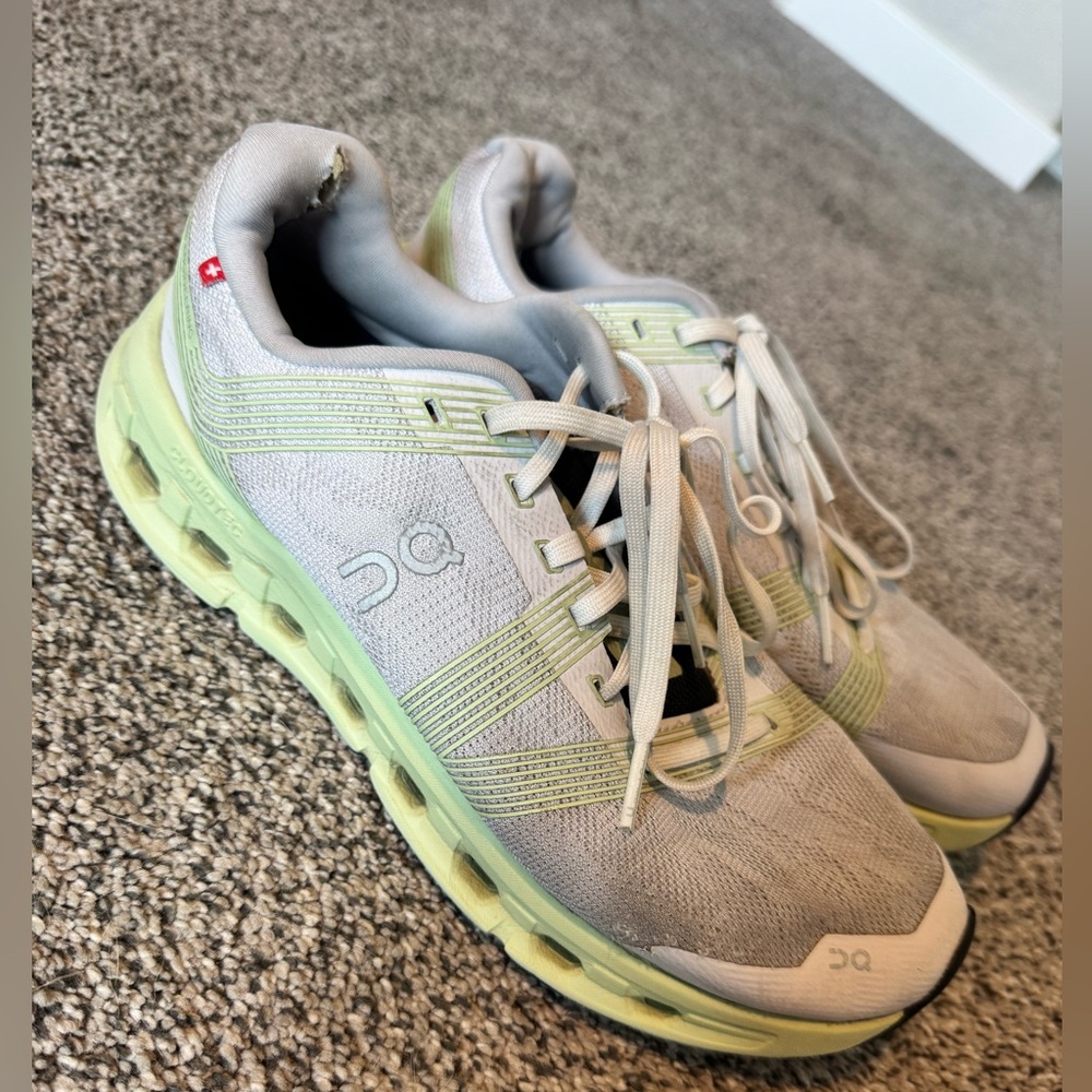 On Running Cloudgo Women's Trainers-White Meadow Size W9
